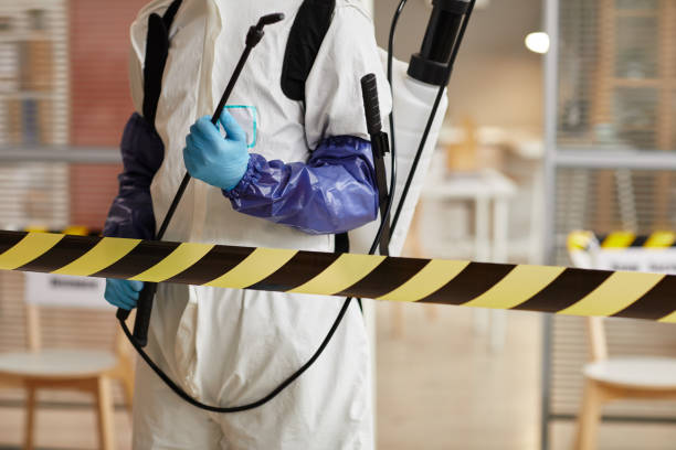 Professional Biohazard technician working in Crum Lynne, PA